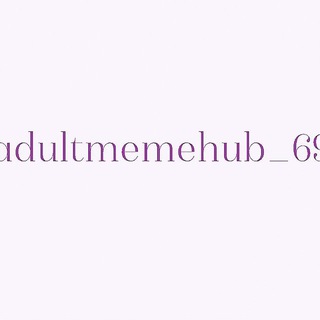 Telegram channel Adultmemehub69_backup logo