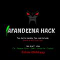 شعار قناة تلجرام afandeena55 — MR. Afandeena🖤⚡️