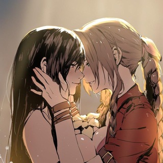 Telegram channel anime girls luv logo