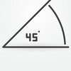 Логотип телеграм канала @ata45angle — 45 градусов
