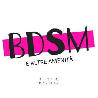 Logo del canale Telegram bdsm_alithiamaltese - Spazio Corde - Alithia Maltese