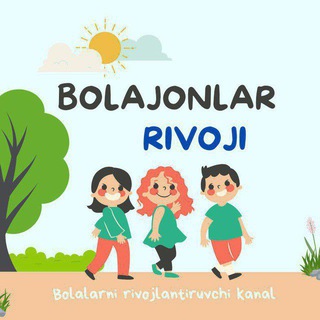 Telegram channel Bolajonlar rivoji logo