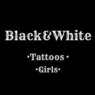 Telegram channel Black&White • Tattoos • Girls logo