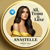 Логотип телеграм -каналу by_anastelle — Ali, Temu & Luxe | Трендовий шопінг з Anastelle