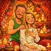 Логотип телеграм канала @energovolnenie — Тепло Прикосновений ❤️‍🔥 Тантрический Массаж и Йони-Хилинг ❤️‍🩹