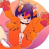 Logo of telegram channel flluffiesqwo — Foxes & cats(cub,furry,feral)18 ^^