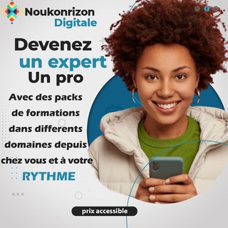 Telegram channel Noukonrizon Digitale Formation gratuite logo