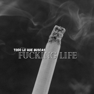 Telegram channel ↠𝗳𝘂𝗰𝗸𝗶𝗻𝗴 𝗹𝗶𝗳𝗲 🚬🖤. logo
