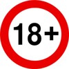 Telegram channel 18 gifs logo