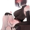 Логотип телеграм канала @horni_remu — хорни Меру |яой юри