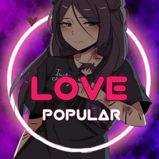 Telegram channel Love popular logo