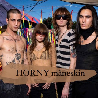 Telegram channel HORNY måneskin logo