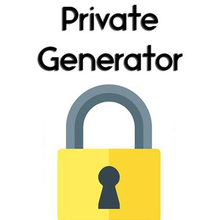 Logo del canale Telegram privategenerator - PrivateGenerator