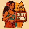 Telegram channel Quit bad habit X logo