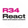 Telegram channel R34 React (best animated content) logo