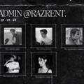 Logo saluran telegram razrent — raz rental. Hiatus