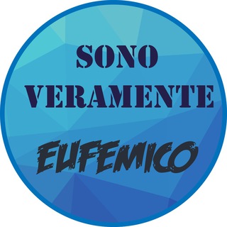 Logo del canale Telegram sonoveramenteeufemico - Sono veramente eufemico