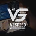 لوگوی کانال تلگرام v2speed — قفل