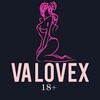 Логотип телеграм канала @valovex — 🅥🅐 🅛🅞🅥🅔🅧