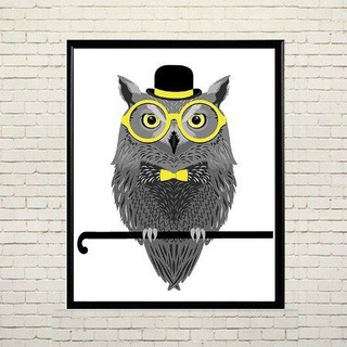 Telegram channel WHITE OWL logo