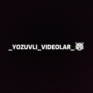 Telegram channel _YOZUVLI_VIDEOLAR_ logo