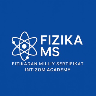 Telegram chat Fizika Milliy Sertifikat logo