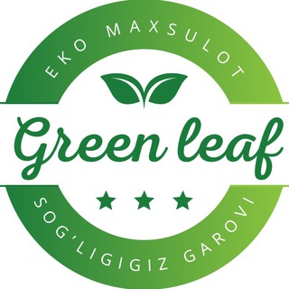 Logo of Telegram chat green_leaf_saida — ECO TOZA MAXSULOT 🌱🌱🌱