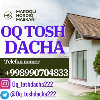 OQ TOSH dachalar! - Telegram Groups