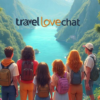 Logo des Telegram-Chats travelovechatt — TravelLoveChat